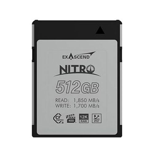 Exascend Nitro CFexpress Type B Card 512GB