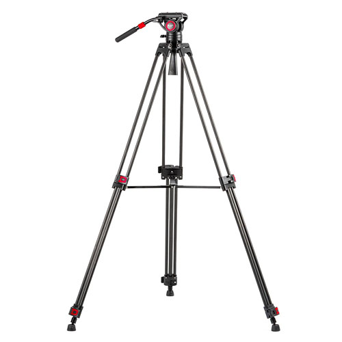 Provision Professional DV3 Carbon Video Tripod Kit with Fluid Head and Bag