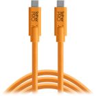 Tether Tools TetherPro USB Type-C Male to USB Type-C Male Cable (15', Orange)