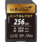 Exascend Catalyst SD Card 256GB, UHS-II / V90 / U3 / Class 10, Read:300 MB/s, Write:280 MB/s