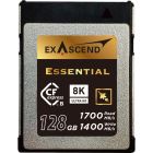 Exascend Essential CFexpress Type B Card 128GB/ Read: 1800 MB/s, Write: 1400 MB/s