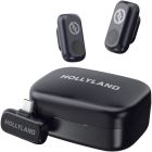 Hollyland Lark A1 Duo 2 Person Wireless Microphone System (2*TX,Type C-RX & Charging Case)