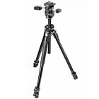 Manfrotto 290 Dual Aluminium 3-Section Tripod Kit with 804 3-Way Head (MK290DUA3-3W)