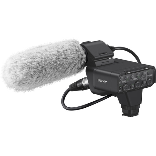 اسود - XLR-K3M طقم محول اكس ال ار رقمي سوني، مزدوج القنوات مع ميكروفون